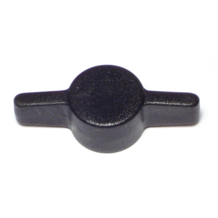Midwest Fastener 3/8" Black Plastic Tee Thumb Screw Knobs 5PK 70884